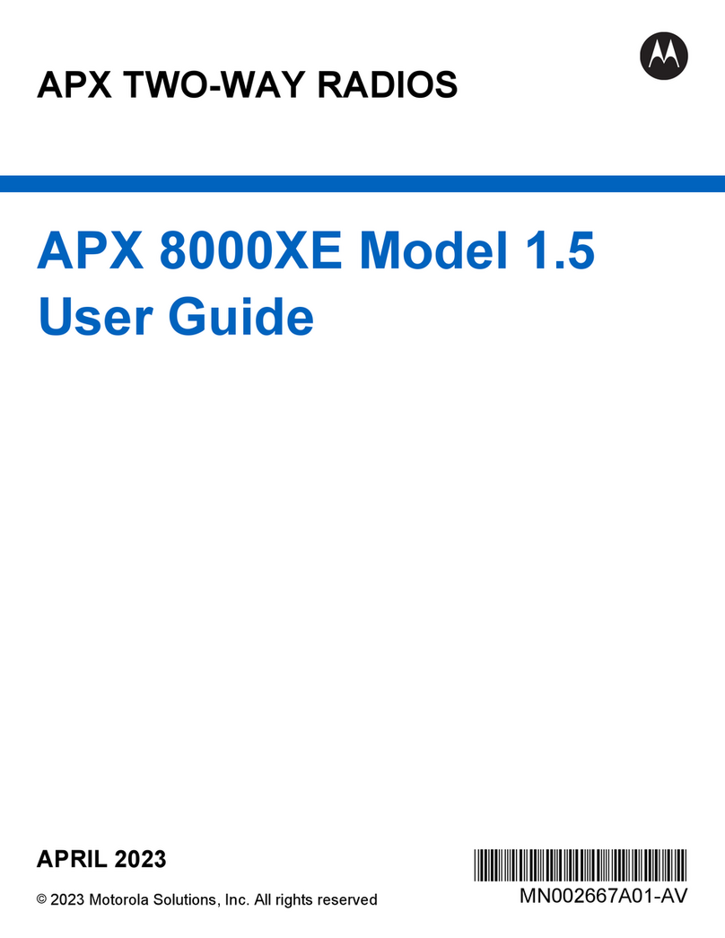 Motorola APX 8000XE 1.5 User manual