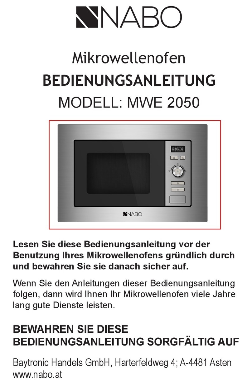 NABO MWE 2050 instruction manual