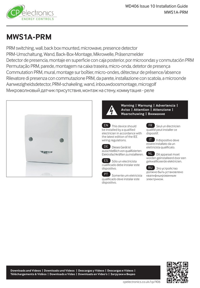 C.P. Electronics MWS1A-PRM User manual