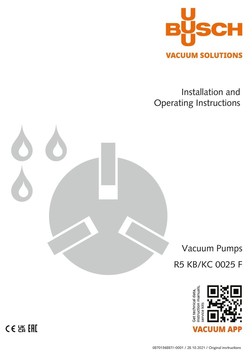 BUSCH R5 KB 0025 F Installation and operating instructions