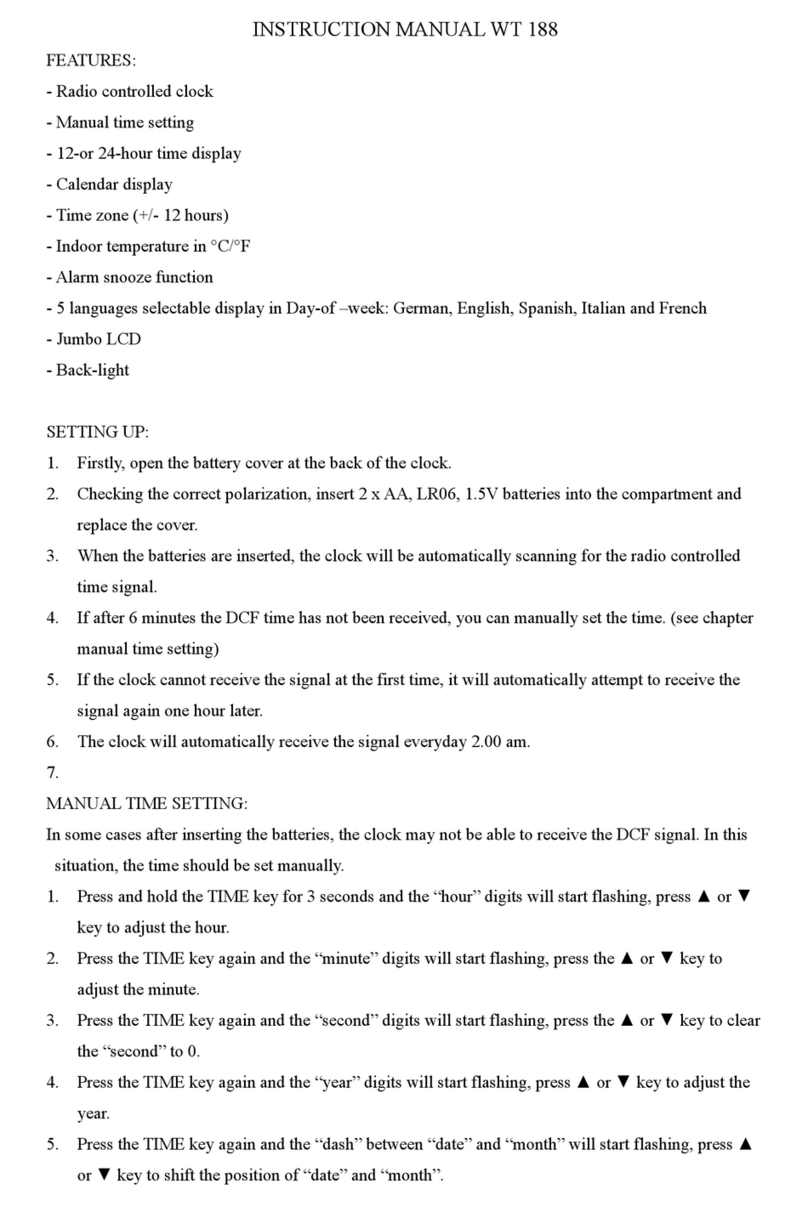 Technoline WT 188 User manual