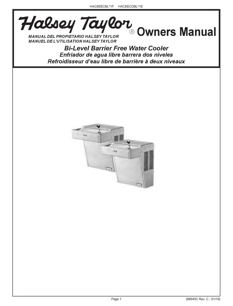 Halsey Taylor HAC8EECBL 1F Series owner's manual