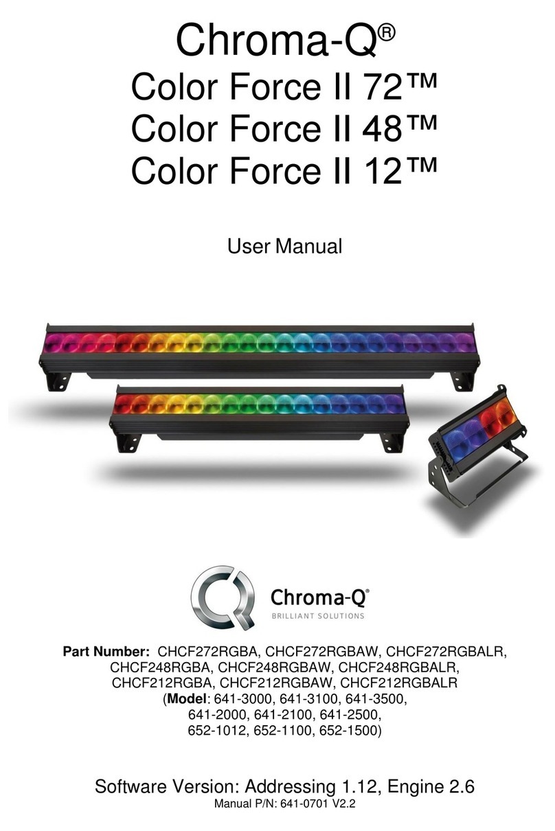 Chroma Color Force II 72 User manual
