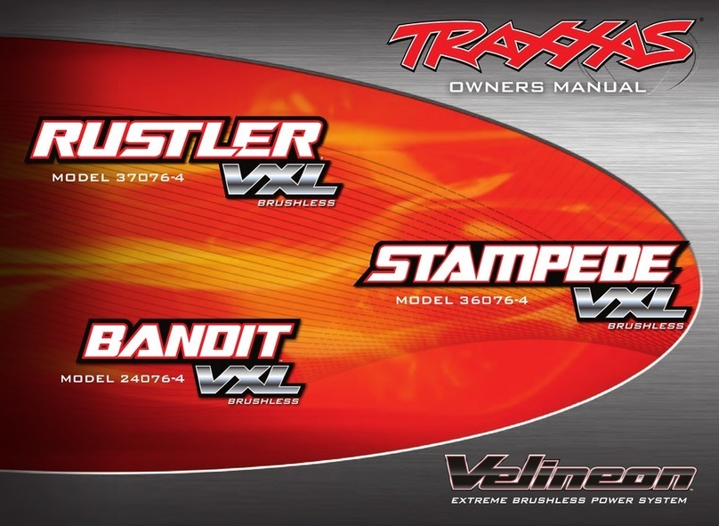 Traxxas Velineon RUSTLER VXL owner's manual