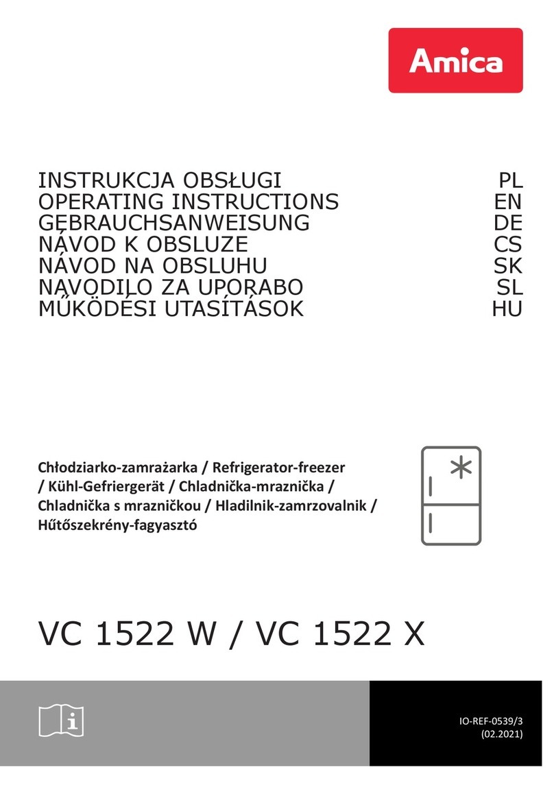 Amica VC 1522 W User manual