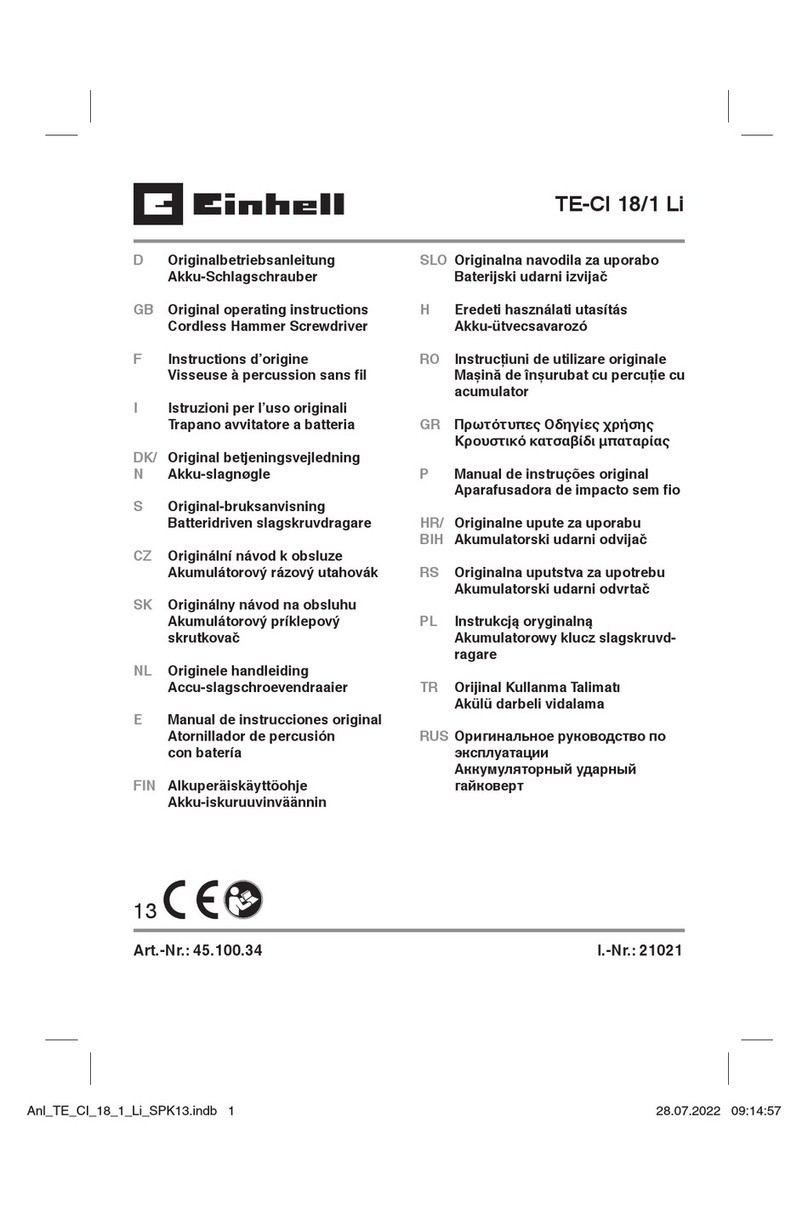 EINHELL 45.100.34 User manual