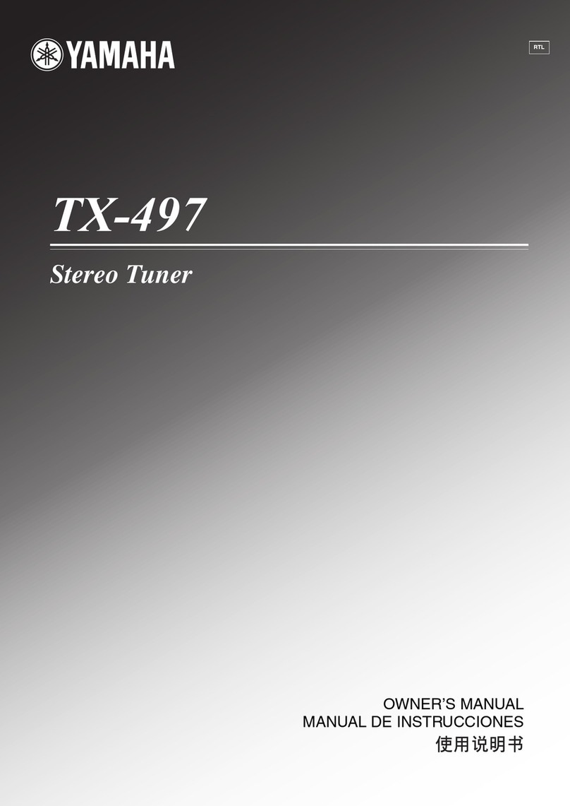Yamaha TX-497 User manual