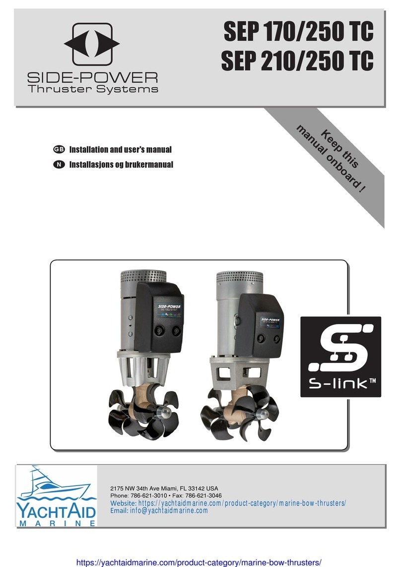 Side-Power SEP 170/250 TC User manual