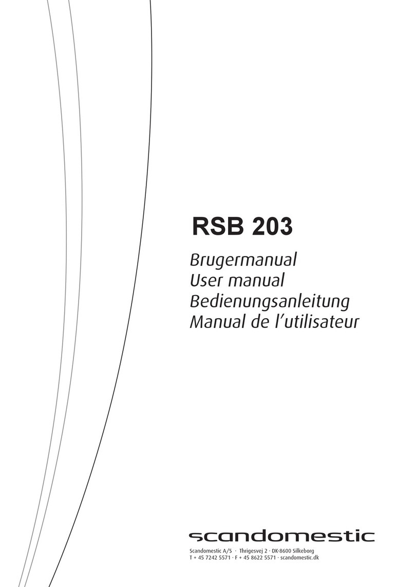 Scandomestic RSB 203 User manual