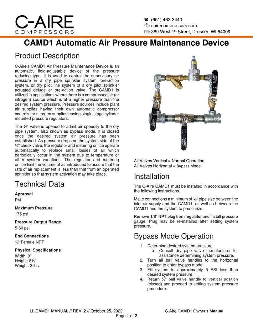 C-Aire CAMD1 owner's manual