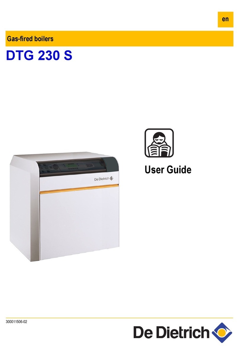 DeDietrich DTG 230 S User manual