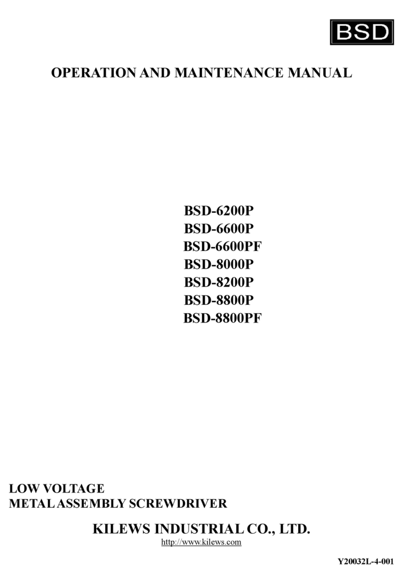 Kilews BSD-6200P User manual
