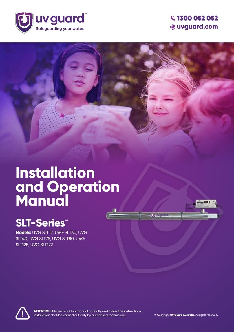 uv guard SLT Series Installation and operation manual uv guard SLT Series Installation and operation manual