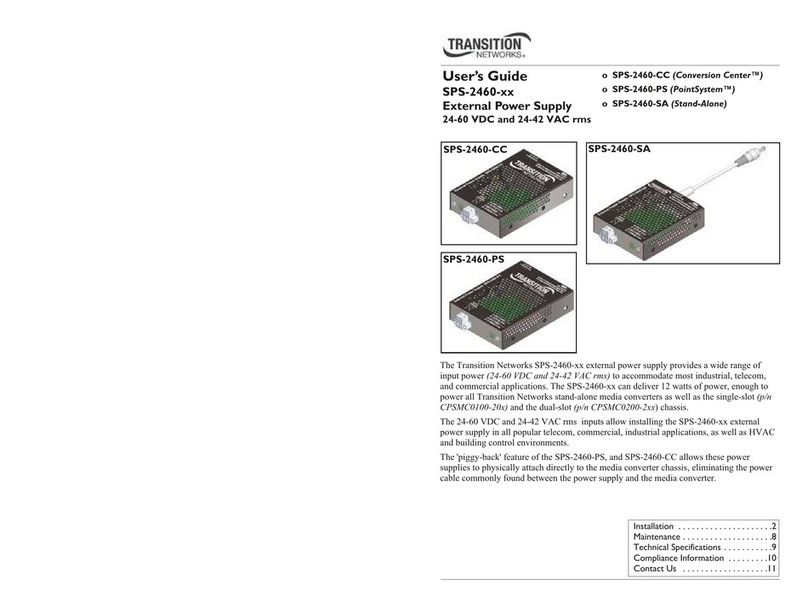 Transition Networks SPS-2460 Series User manual