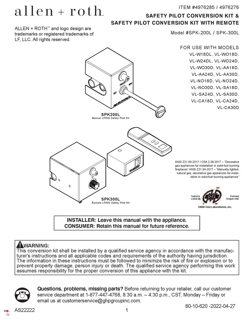 Allen + Roth SPK-200L User manual