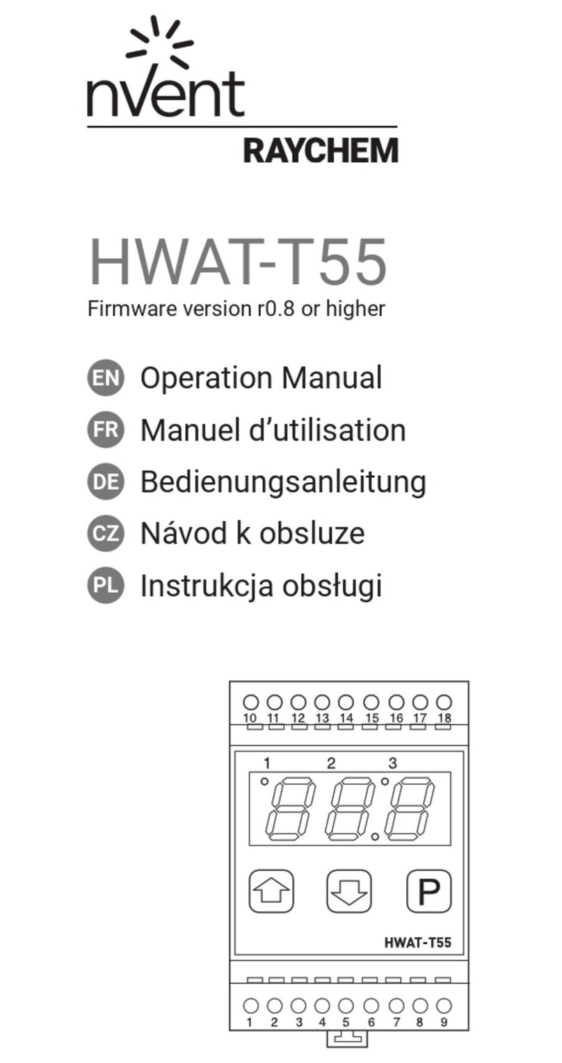 nVent RAYCHEM HWAT-T55 User manual
