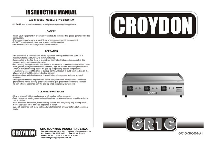 croydon GR1G instruction manual