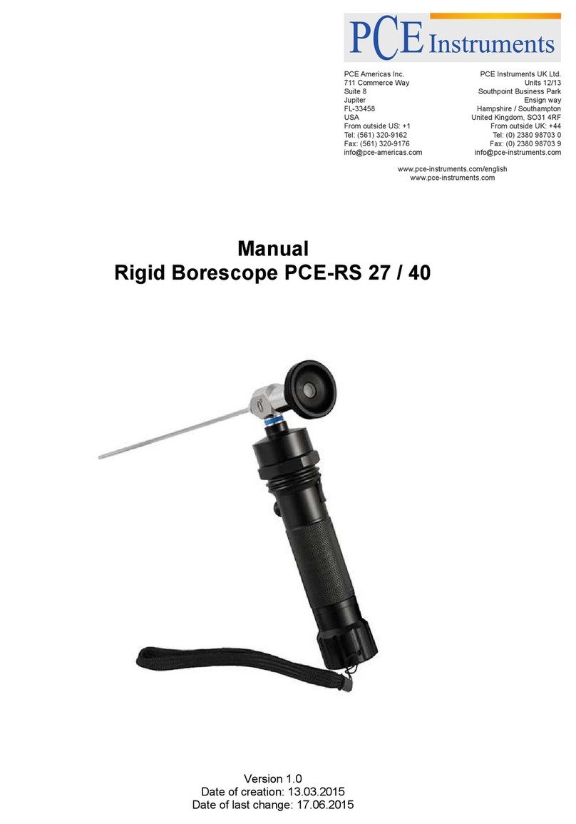 PCE Instruments PCE-RS 27 User manual