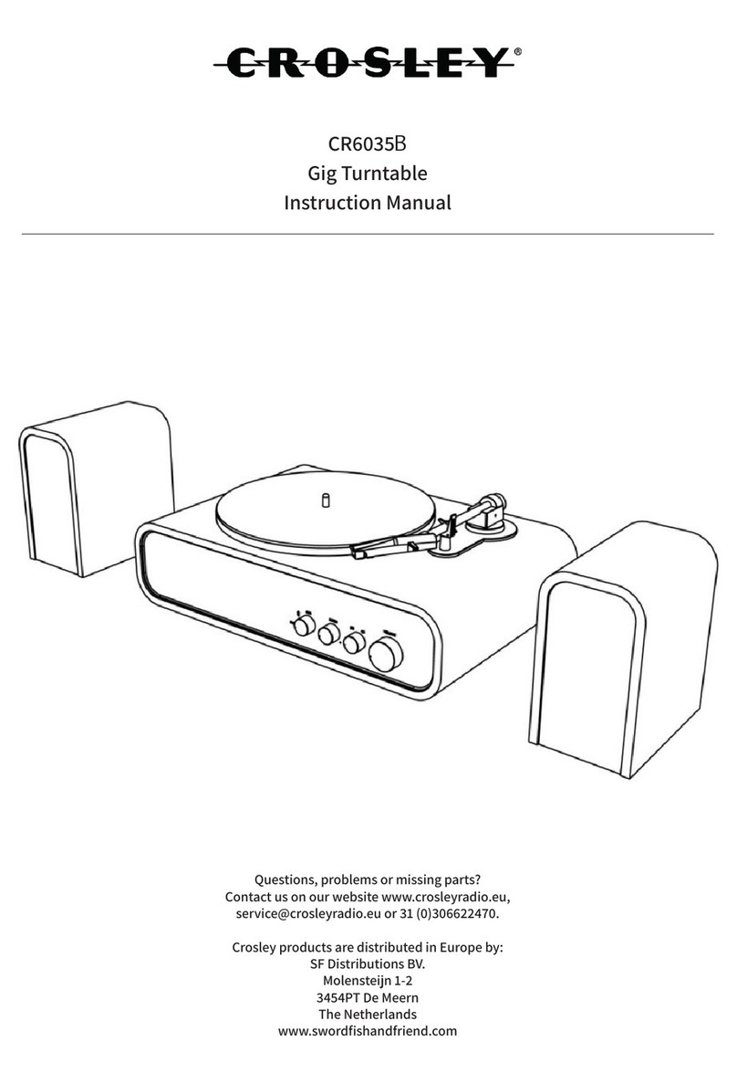 Crosley CR6035B User manual