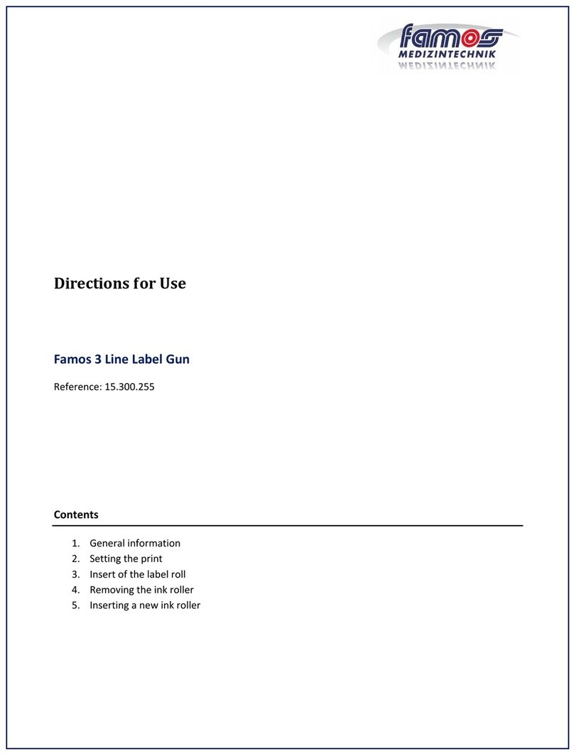 FAMOS 3 Line Directions for use