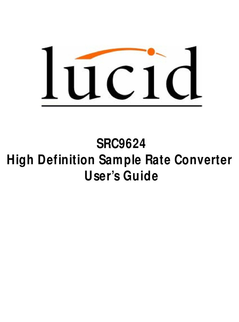 Lucid SRC9624 User manual