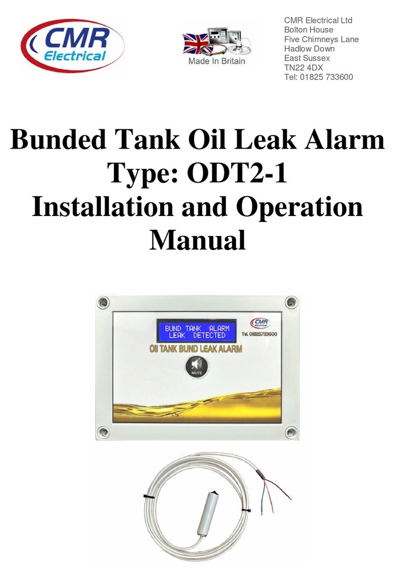 CMR Electrical ODT2-1 Installation and operation manual