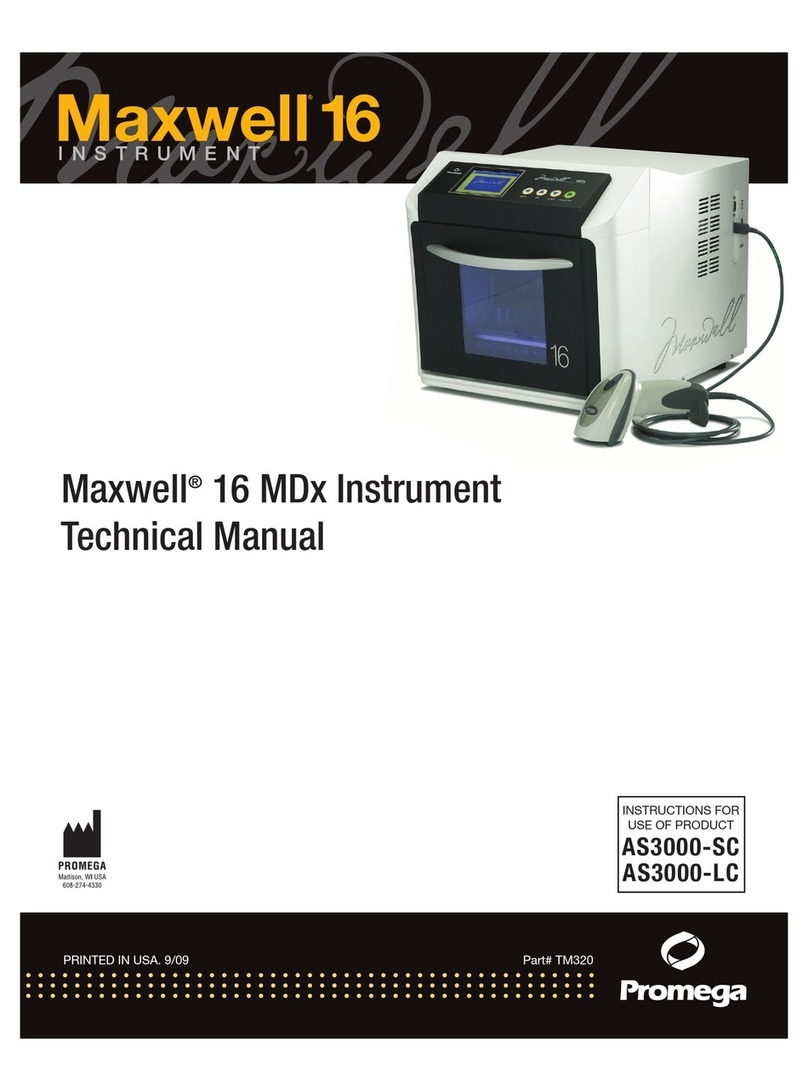 Promega Maxwell 16 MDx User manual