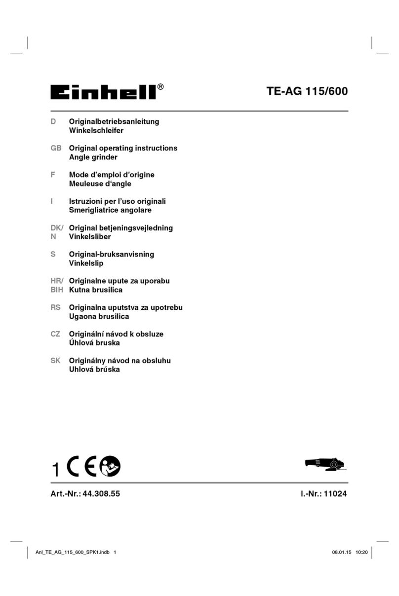 EINHELL TE-AG 115/600 Original operating instructions