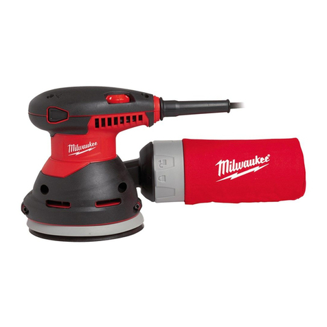 Milwaukee HEAVY DUTY ROS 125 E User manual