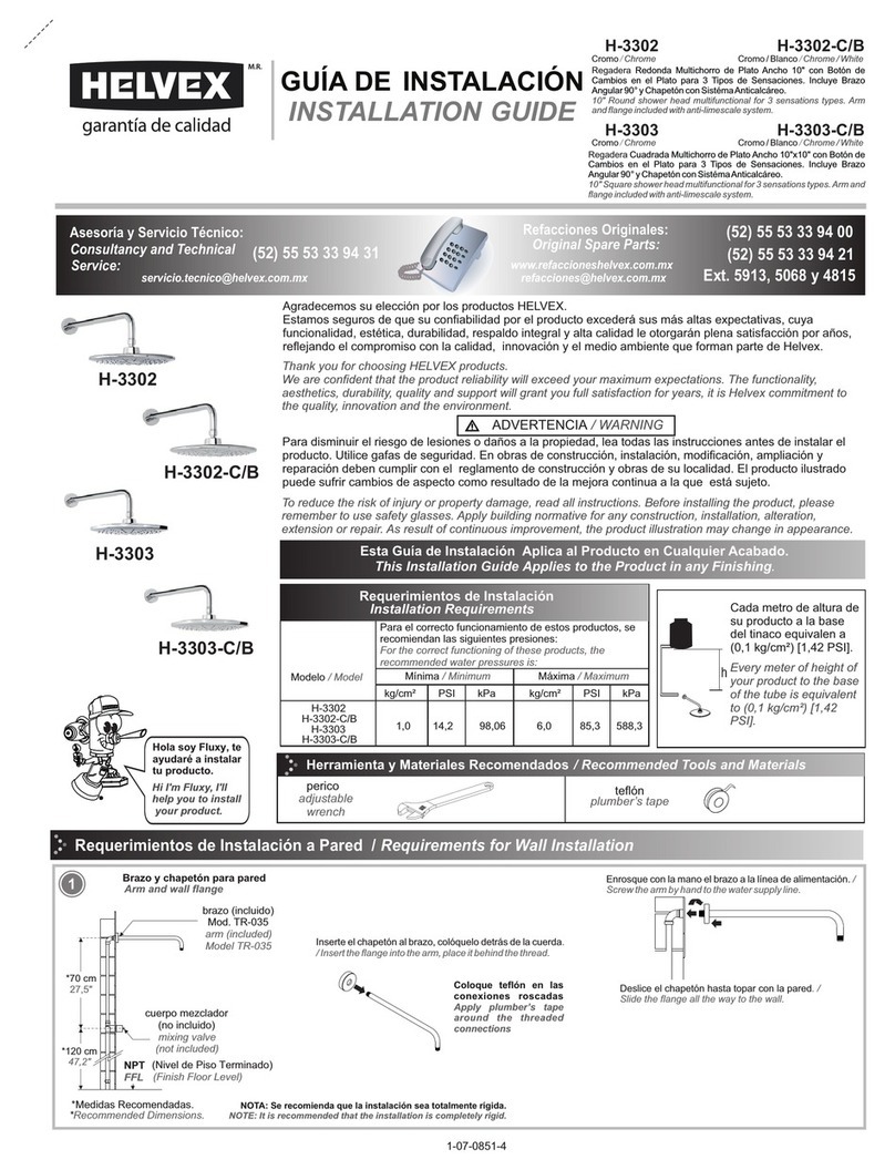 Helvex H-3302-C/B User manual