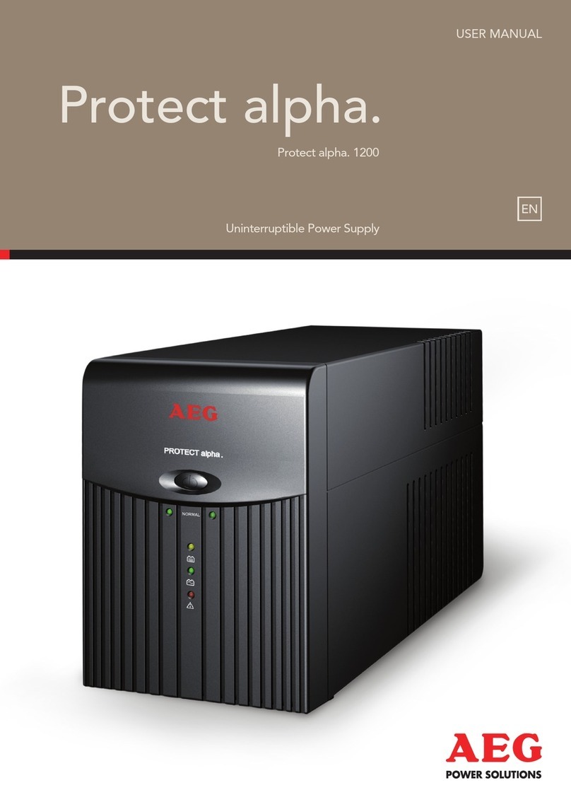 AEG Protect alpha. 1200 User manual AEG Protect alpha. 1200 User manual