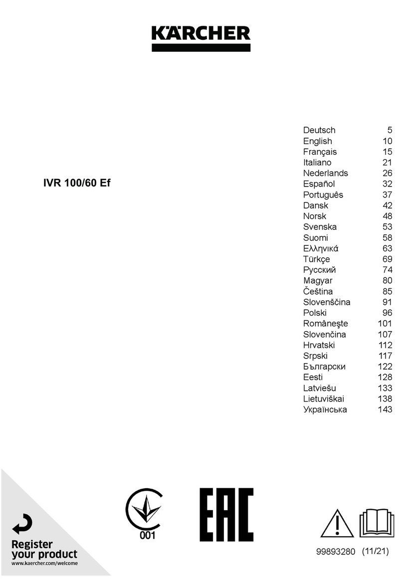Kärcher IVR 100/60 Ef User manual