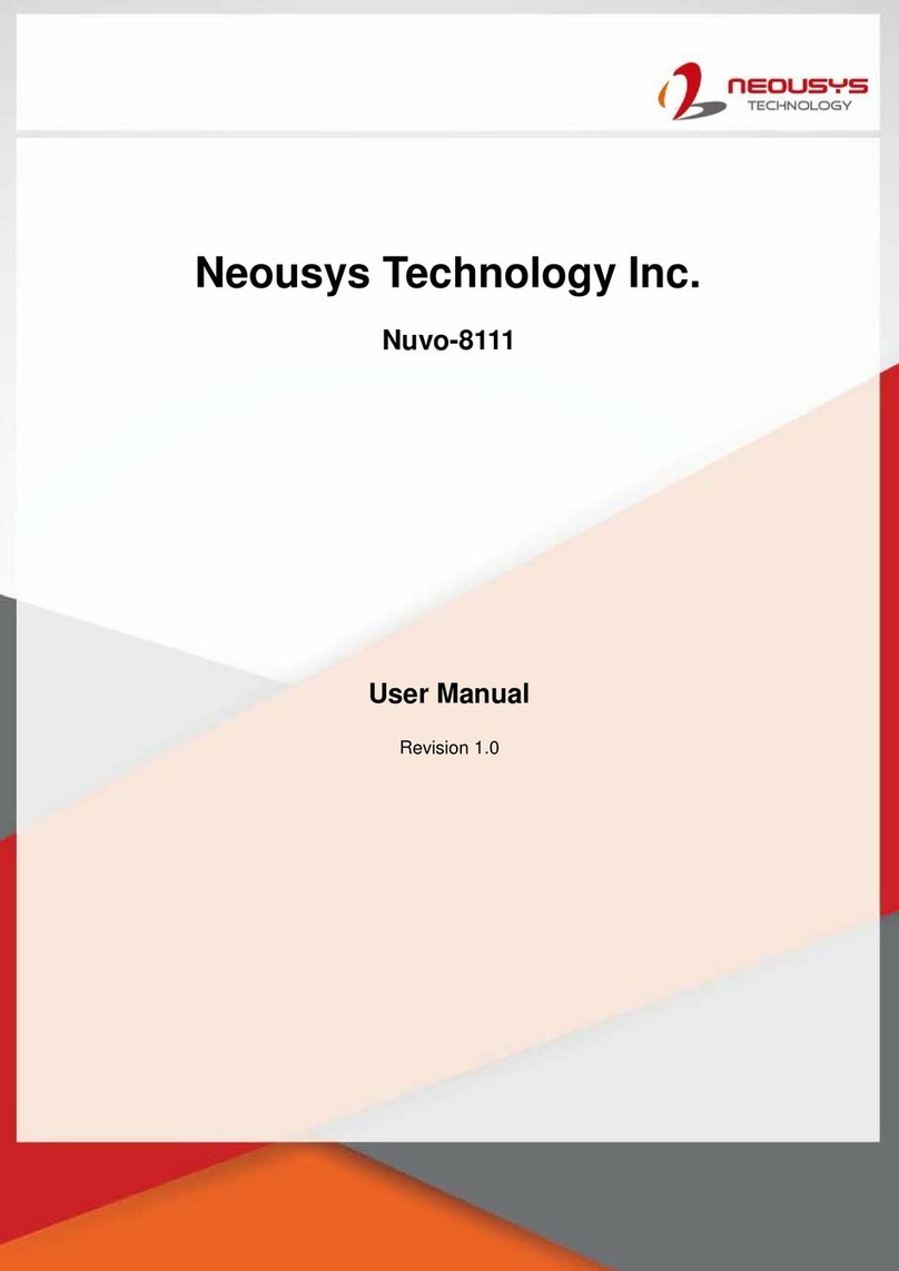 Neousys Technology Nuvo-8111 User manual