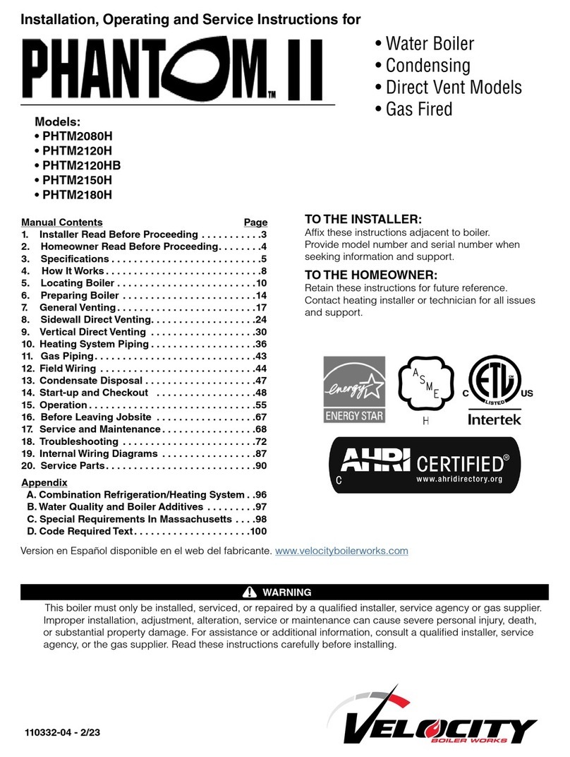 Velocity PHTM2080H Service manual