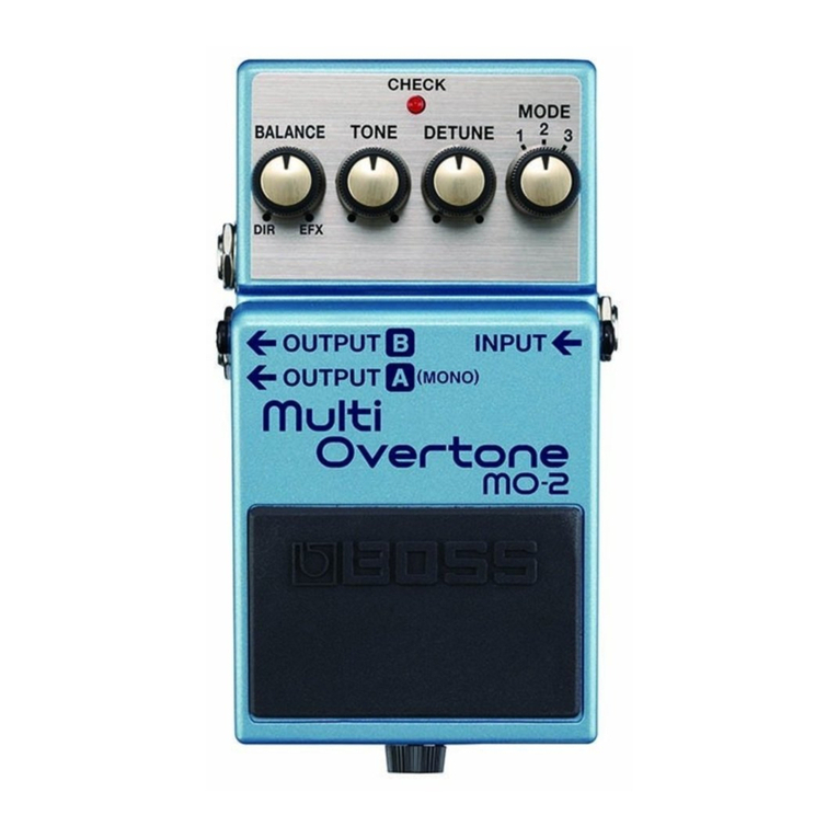 BOSSCO Multi Overtone MO-2 user manual