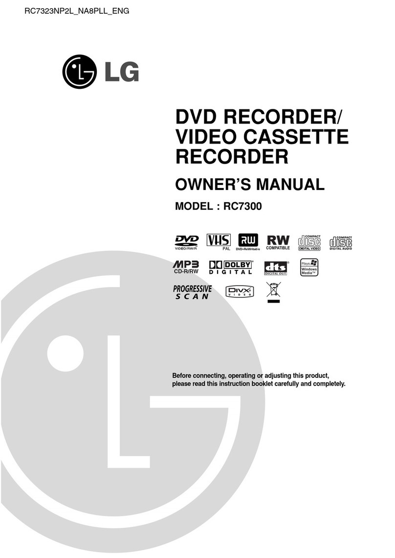 LG RC7300 User manual