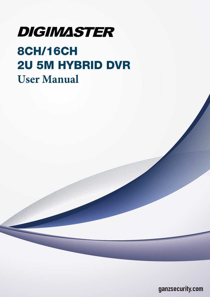 Ganz DIGIMASTER DR-16M55-RA-4TB User manual Ganz DIGIMASTER DR-16M55-RA-4TB User manual