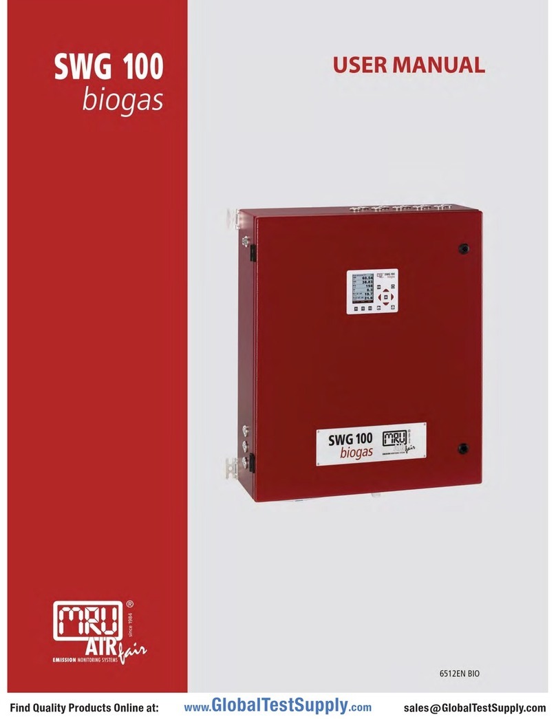 mru SWG 100 biogas user manual