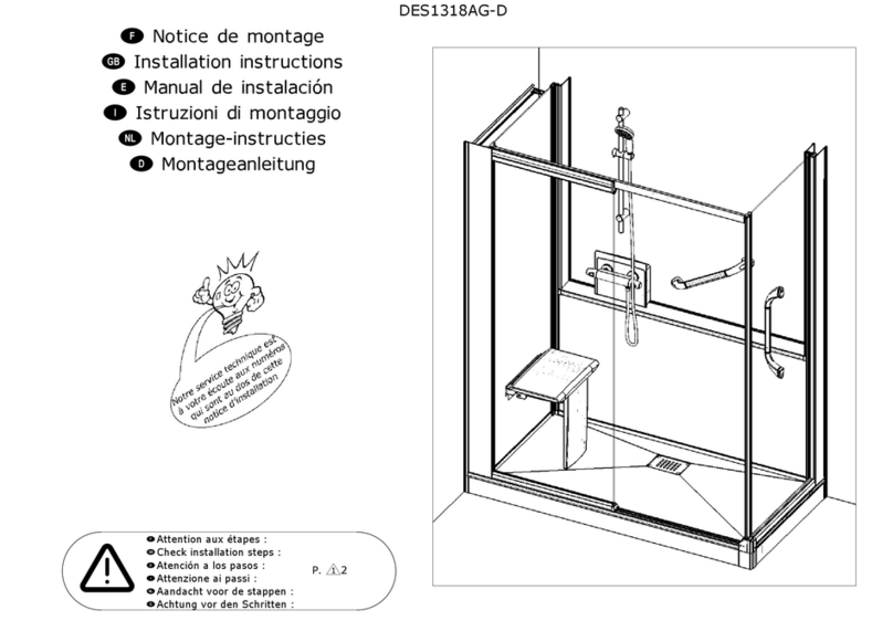 Kinedo Kinemagic Royal 2 DES1318AG-D User manual Kinedo Kinemagic Royal 2 DES1318AG-D User manual