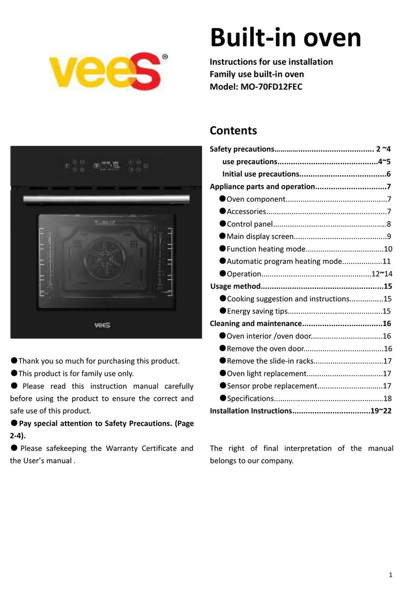 Vees MO-70FD12FEC Instructions for use