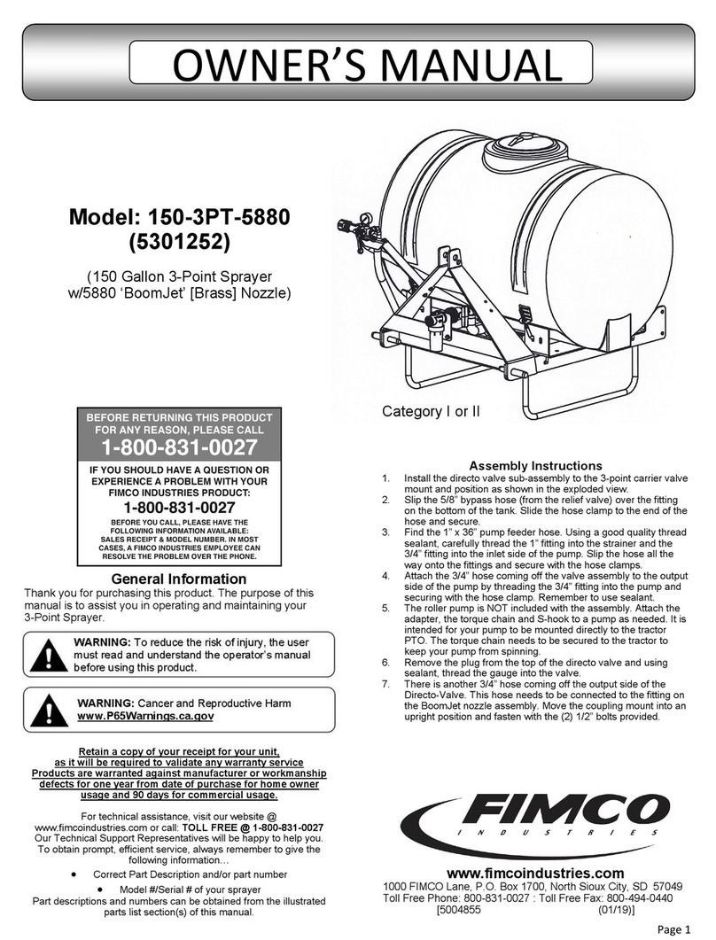 Fimco 5301252 owner's manual