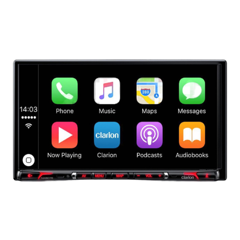 Clarion NX807E owner's manual