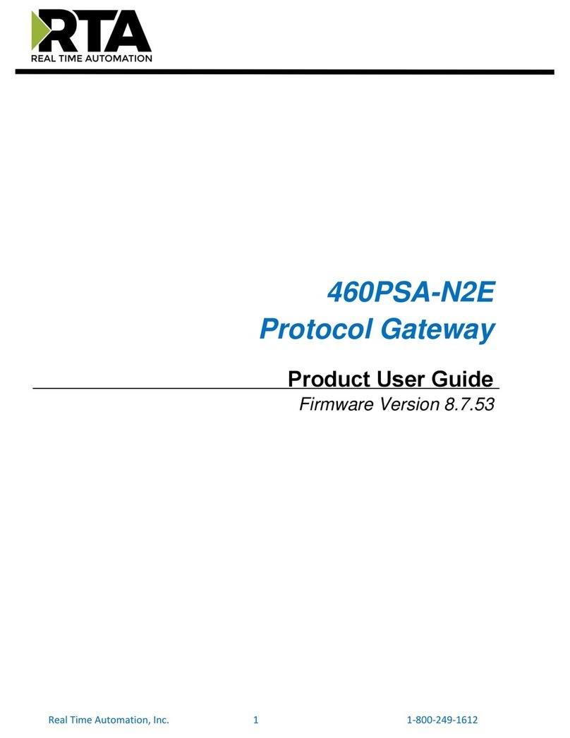 RTA 460PSA-N2E Specification sheet