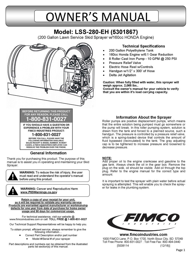 Fimco LSS-280-EH owner's manual