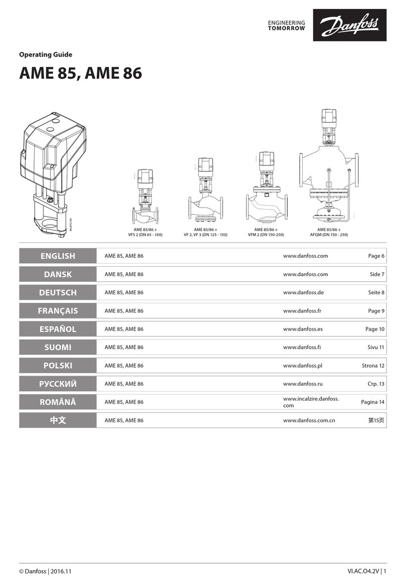 Danfoss AME86 User manual