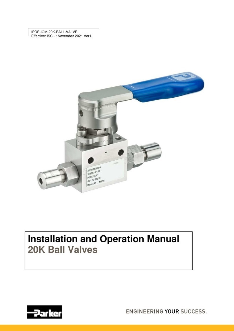 Parker 20K User manual Parker 20K User manual