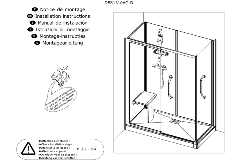 Kinedo Kinemagic Royal DES1310AG-D User manual