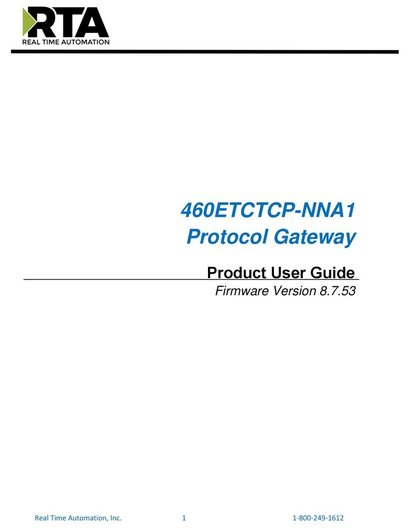 RTA 460ETCTCP-NNA1 Specification sheet