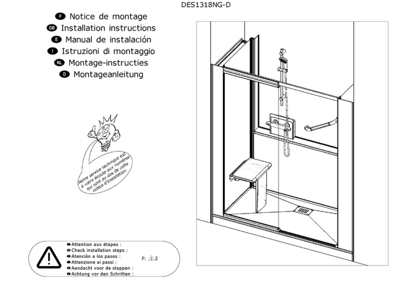 Kinedo Kinemagic Royal 2 DES1318NG-D User manual Kinedo Kinemagic Royal 2 DES1318NG-D User manual