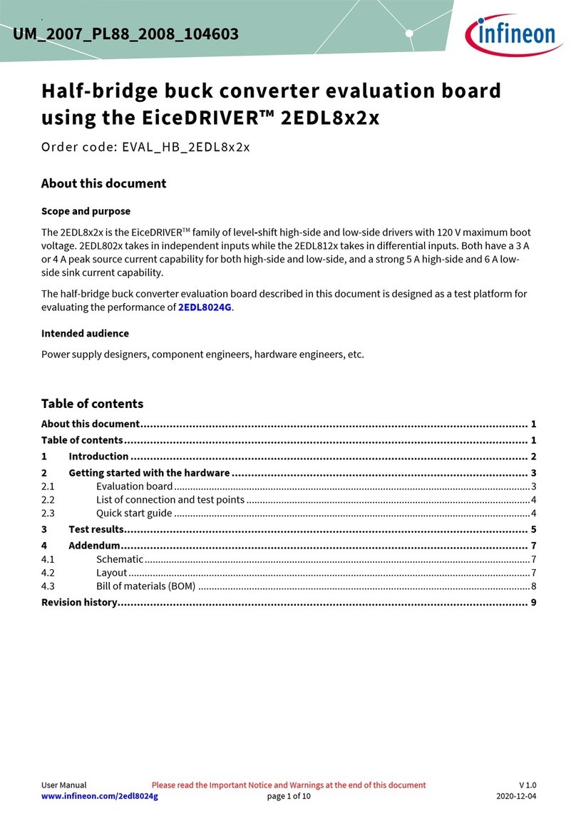 Infineon EVAL HB 2EDL8 2 Series user manual